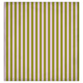 Green and Purple Striped Reversible Duvet Cover