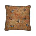 Persian Hunting Scene Throw Pillow - Saffron