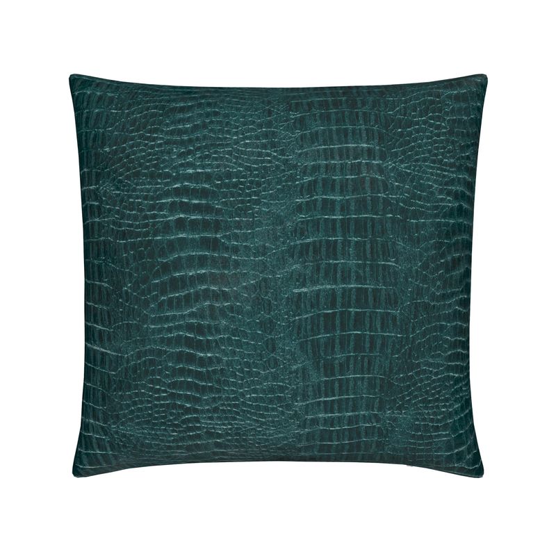 Croc Print Throw Pillow
