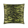 Tiger Stripe Pillow Cover in Verdant