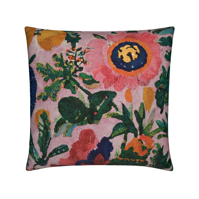 First Date at the Botanical Garden Throw Pillow