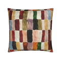 Color Block Brushstroke Throw Pillow