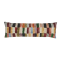 Multicolor Patchwork Lumbar Pillow