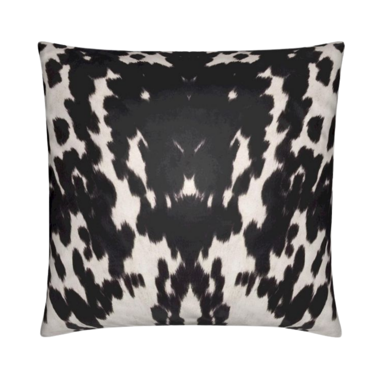 Black & White Cowhide Print Pillow Cover