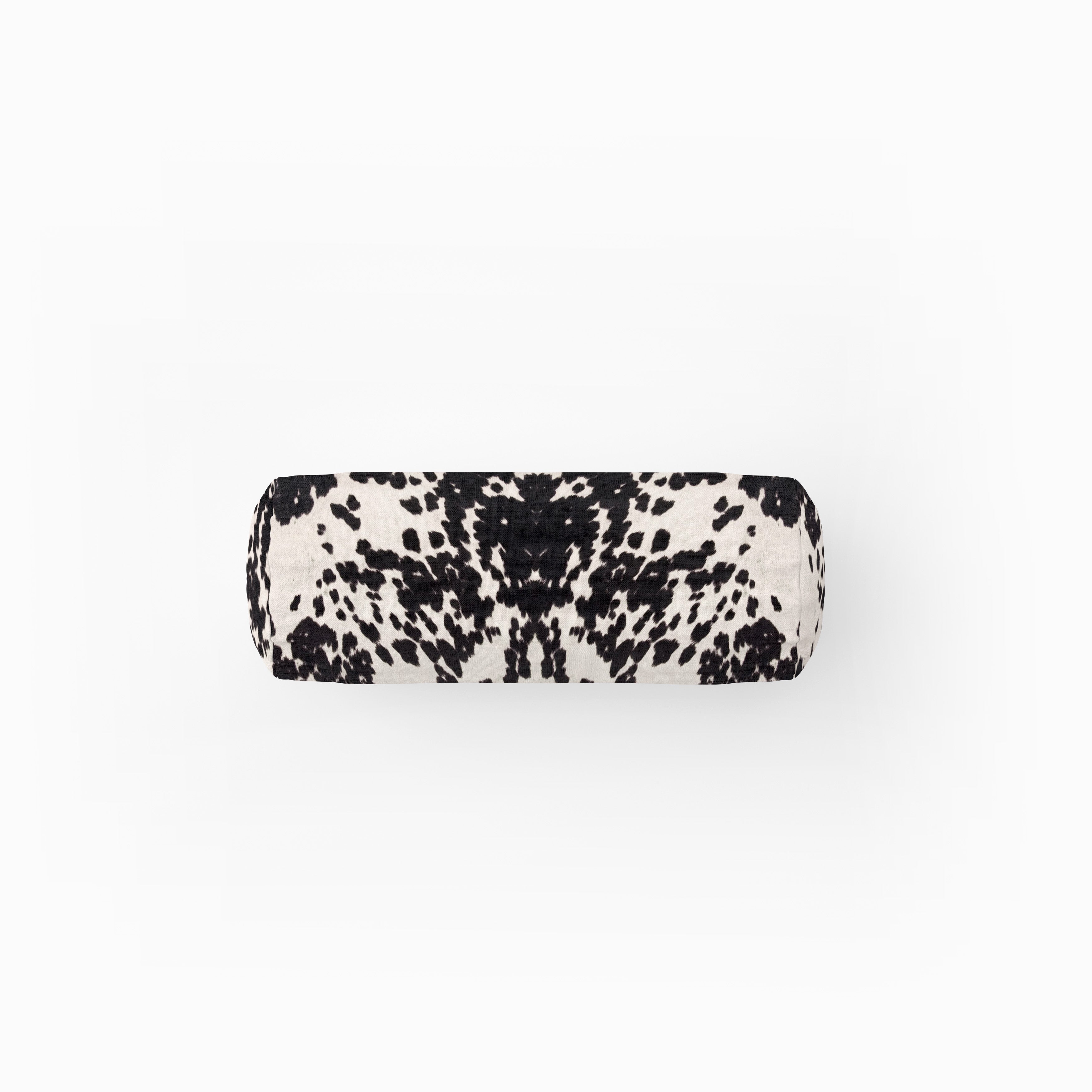 Cow Print Bolster Pillow