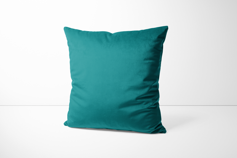 Solid Pillow Cover in Poseidon